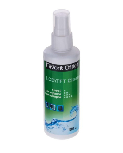 Широкий ассортимент f740024 "favorit office" clean lcd/tft спрей для экранов и мониторов, 100 мл. для компьютерной техники с доставкой по всему Казахстану  | Рассрочка 0-0-24 