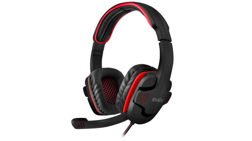 Широкий ассортимент sven ap-g855mv игровые стереонаушники с микрофоном черный-красный для компьютерной техники с доставкой по всему Казахстану  | Рассрочка 0-0-24  фото 3
