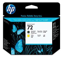 Головка печатающая HP 72 Matte Black and Yellow DesignJet Printhead для DesignJet T1100/Т610/T790/T795/T770 (C9384A)