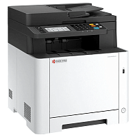 МФУ лазерное Kyocera ECOSYS MA2600cwfx (A4), цветное, Printer/Scanner/Copier/Fax, 1200x1200 dpi, 26 ppm, 1 GB, 1 GHz, tray 50+250 sheets, DADF 50 sheets, USB+Ethernet+Wi-Fi, Duplex, 4.3" touchscreen, drum 100k, starter toner 1.5k (110C0D3NL1)