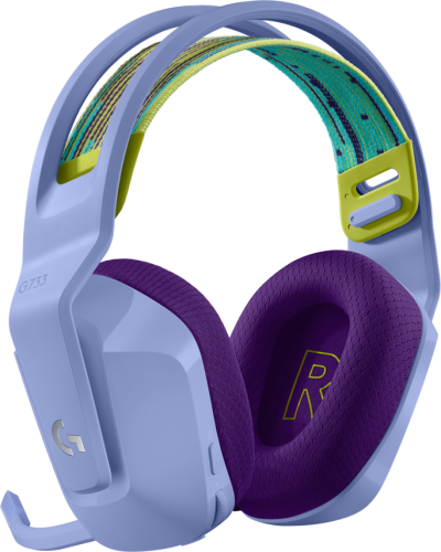 Широкий ассортимент гарнитура беспроводная игровая logitech g733 lightspeed wireless rgb gaming headset - lilac - 2.4ghz - n/a - emea (m/n: a00125 / a-00080) (981-000890) для компьютерной техники с доставкой по всему Казахстану  | Рассрочка 0-0-24  фото 2