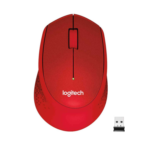 Широкий ассортимент мышь беспроводная logitech m330 silent plus red (красная, оптическая, 1000dpi, 2.4 ghz/usb-ресивер, бесшумная, под правую руку) (m/n: m-r0051 / c-u0010) для компьютерной техники с доставкой по всему Казахстану  | Рассрочка 0-0-24 