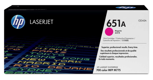 Картридж CE343A HP LaserJet 700 Color MFP 775 Mgnt Crtg для HP Color LaserJet M775