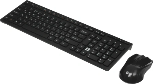 Клавиатура беспроводная + мышь Defender Columbia C-775 USB 2.4ГГ черный