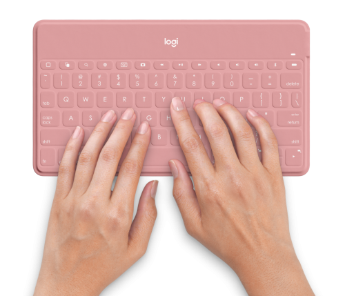  Клавиатура 920-010122 Logitech Keys-To-Go, Blush Pink  с гарантией до 2 лет. Доставка по всему Казахстану, выгодные условия рассрочки 0-0-24 и программа Trade-In. Купите смартфоны, планшеты и часы по доступным ценам. фото 4