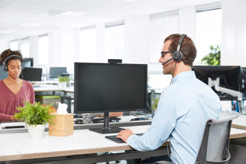 Широкий ассортимент гарнитура проводная logitech zone wired teams для компьютерной техники с доставкой по всему Казахстану  | Рассрочка 0-0-24  фото 4