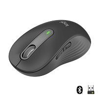 Широкий ассортимент мышь беспроводная logitech signature m650 l wireless mouse - graphite - bt - n/a - emea - m650 l (m/n: mr0091 / cu0021) (910-006236) для компьютерной техники с доставкой по всему Казахстану  | Рассрочка 0-0-24 