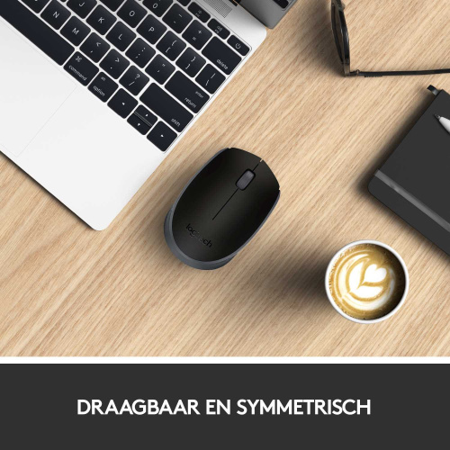 Широкий ассортимент мышь беспроводная logitech m171 black (черная, оптическая, 1000dpi, 2.4 ghz/usb-ресивер)(m/n: m-r0060 / c-u0010) (910-004424) для компьютерной техники с доставкой по всему Казахстану  | Рассрочка 0-0-24  фото 3