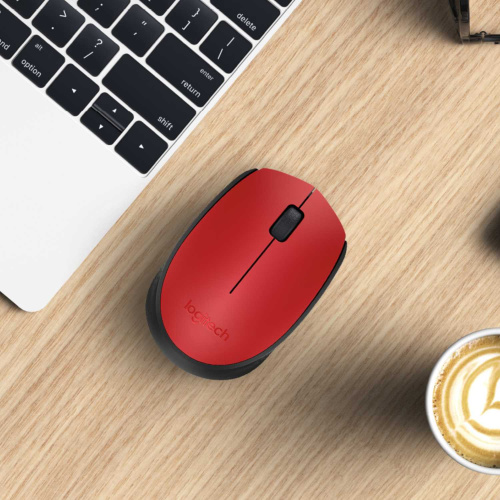 Широкий ассортимент мышь беспроводная logitech m171 red (красная, оптическая, 1000dpi, 2.4 ghz/usb-ресивер) (m/n: m-r0060 / c-u0010) (910-004641) для компьютерной техники с доставкой по всему Казахстану  | Рассрочка 0-0-24  фото 5