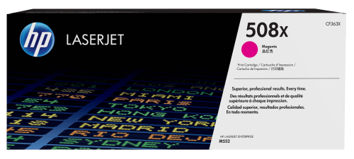 Картридж CF363X HP 508X Magenta LaserJet Toner Cartridge для HP Color LaserJet M552/M553/M577/E55040/E57540