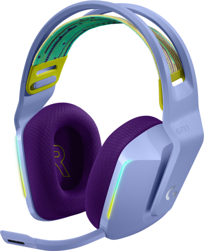 Широкий ассортимент гарнитура беспроводная игровая logitech g733 lightspeed wireless rgb gaming headset - lilac - 2.4ghz - n/a - emea (m/n: a00125 / a-00080) (981-000890) для компьютерной техники с доставкой по всему Казахстану  | Рассрочка 0-0-24 