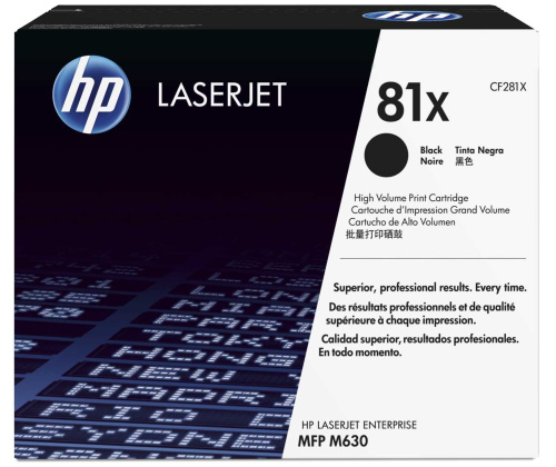 HP 81X Black LaserJet Toner Cartridge для HP LaserJet MFP M630 /M605 / M606 (CF281X)