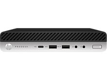 Tiny	HP	ProDesk 600 G3 DM |	Intel(R) Core(TM) i3-6100T CPU @ 3.20GHz |	8GB |	500GB	SATA/SSD |				