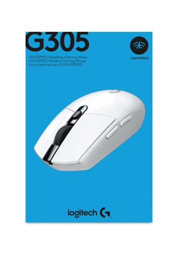 Широкий ассортимент мышь игровая беспроводная logitech g305 lightspeed, white (белая) (m/n: m-r0071 / c-u0008) (910-005291) для компьютерной техники с доставкой по всему Казахстану  | Рассрочка 0-0-24  фото 5