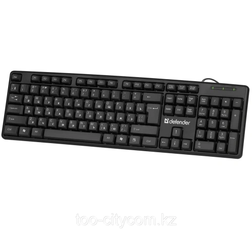 Клавиатура USB Defender Element HB-520 RU черный фото 2