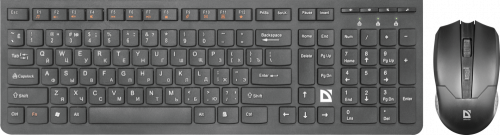 Широкий ассортимент клавиатура беспроводная + мышь defender columbia c-775 usb 2.4гг черный для компьютерной техники с доставкой по всему Казахстану  | Рассрочка 0-0-24  фото 2
