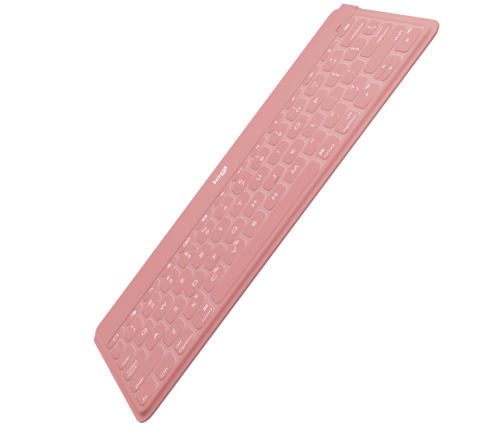  Клавиатура 920-010122 Logitech Keys-To-Go, Blush Pink  с гарантией до 2 лет. Доставка по всему Казахстану, выгодные условия рассрочки 0-0-24 и программа Trade-In. Купите смартфоны, планшеты и часы по доступным ценам. фото 2