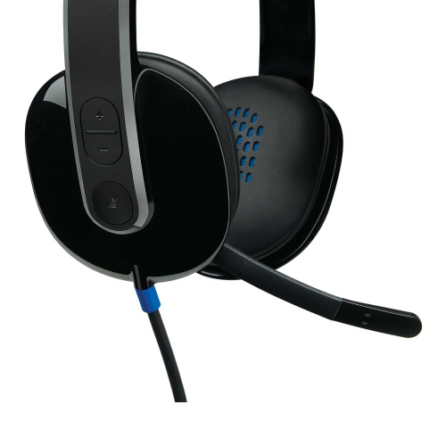 Широкий ассортимент гарнитура 981-000480 logitech h540 (usb, элементы управления на наушнике, кабель 1.8м) (m/n: a-00042) для компьютерной техники с доставкой по всему Казахстану  | Рассрочка 0-0-24  фото 3