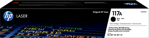 Картридж W2070A HP 117A Black Original Laser Toner Cartridge для HP Laser 150 / HP Laser MFP 178/179