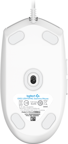 Широкий ассортимент мышь игровая logitech g102 lightsync, white (m/n: mu0054) (910-005824) для компьютерной техники с доставкой по всему Казахстану  | Рассрочка 0-0-24  фото 2