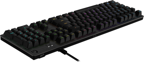 Широкий ассортимент клавиатура игровая logitech g512 carbon lightsync rgb mechanical gaming keyboard with gx brown switches-carbon-rus-usb-n/a-intnl-tactile (m/n: y-u0034) (920-009351) для компьютерной техники с доставкой по всему Казахстану  | Рассрочка 0-0-24  фото 2