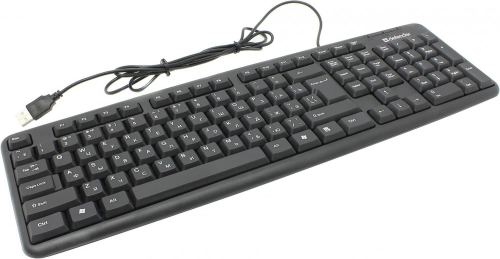 Широкий ассортимент клавиатура usb defender element hb-520 ru черный для компьютерной техники с доставкой по всему Казахстану  | Рассрочка 0-0-24  фото 2