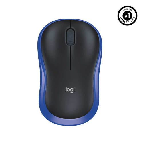 Широкий ассортимент мышь беспроводная logitech m185 blue (синяя, оптическая, 1000dpi, 2.4 ghz/usb-ресивер) (m/n: mr0087 / cu0019) (910-002239) для компьютерной техники с доставкой по всему Казахстану  | Рассрочка 0-0-24  фото 4