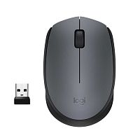Широкий ассортимент мышь беспроводная logitech m170 grey (серая, оптическая, 1000dpi, 2.4 ghz/usb-ресивер) (m/n: m-r0060 / c-u0010) (910-004642) для компьютерной техники с доставкой по всему Казахстану  | Рассрочка 0-0-24 