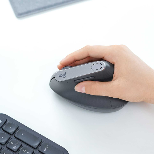 Широкий ассортимент мышь беспроводная logitech mx vertical (400-4000 dpi, bluetooth, 2.4 ghz/usb-ресивер (logitech unifying®), 4 настраиваемые кнопки, перезаряжаемая литий-полимерная батарея (240 ма·ч)), (m/n: m-r0074 / c-u0007) (910-005448) для компьютерной техники с доставкой по всему Казахстану  | Рассрочка 0-0-24  фото 5