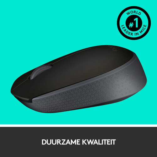Широкий ассортимент мышь беспроводная logitech m171 black (черная, оптическая, 1000dpi, 2.4 ghz/usb-ресивер)(m/n: m-r0060 / c-u0010) (910-004424) для компьютерной техники с доставкой по всему Казахстану  | Рассрочка 0-0-24  фото 2