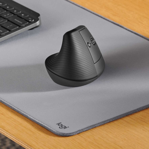 Широкий ассортимент мышь беспроводная logitech lift graphite (400-4000 dpi, bluetooth, usb-ресивер logi bolt®, 4 настраиваемые кнопки) (910-006473) для компьютерной техники с доставкой по всему Казахстану  | Рассрочка 0-0-24  фото 2