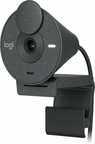 Широкий ассортимент вэб-камера  logitech web camera brio 300 full hd, black для компьютерной техники с доставкой по всему Казахстану  | Рассрочка 0-0-24  фото 2