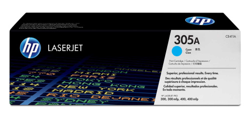 Картридж CE411A HP LaserJet Pro 305A Cayn Cartridge для HP LaserJet Pro 300 Color M351 /Pro 400 Color M451/Pro 300 Color MFP M375/Pro 400 Color MFP M475