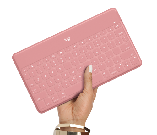  Клавиатура 920-010122 Logitech Keys-To-Go, Blush Pink  с гарантией до 2 лет. Доставка по всему Казахстану, выгодные условия рассрочки 0-0-24 и программа Trade-In. Купите смартфоны, планшеты и часы по доступным ценам. фото 3