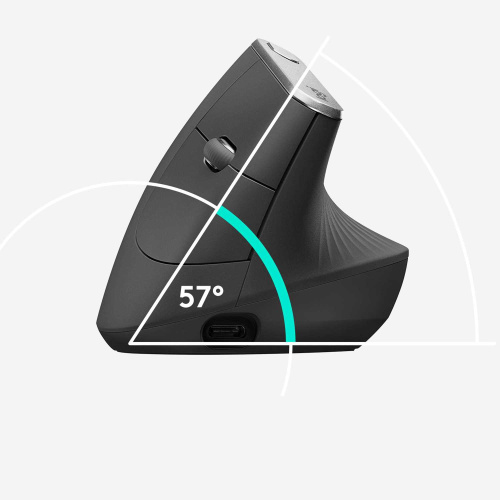 Широкий ассортимент мышь беспроводная logitech mx vertical (400-4000 dpi, bluetooth, 2.4 ghz/usb-ресивер (logitech unifying®), 4 настраиваемые кнопки, перезаряжаемая литий-полимерная батарея (240 ма·ч)), (m/n: m-r0074 / c-u0007) (910-005448) для компьютерной техники с доставкой по всему Казахстану  | Рассрочка 0-0-24  фото 7