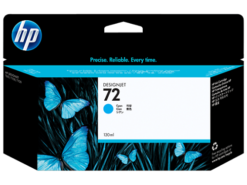 Картридж C9371A HP 72 130-ml Cyan DesignJet Ink Cartridge для HP DesignJet T610, T1100