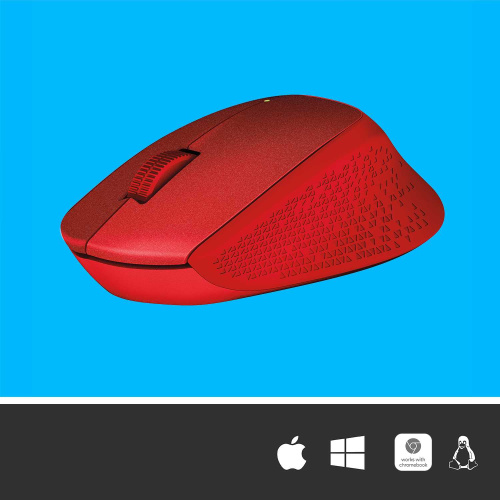 Широкий ассортимент мышь беспроводная logitech m330 silent plus red (красная, оптическая, 1000dpi, 2.4 ghz/usb-ресивер, бесшумная, под правую руку) (m/n: m-r0051 / c-u0010) для компьютерной техники с доставкой по всему Казахстану  | Рассрочка 0-0-24  фото 5
