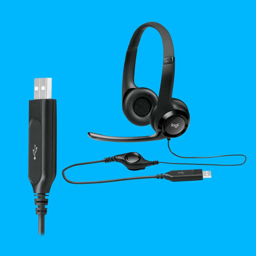 Широкий ассортимент гарнитура 981-000406 logitech h390 (usb, элементы управления на кабеле, кабель 2.33м) (m/n: a00146) для компьютерной техники с доставкой по всему Казахстану  | Рассрочка 0-0-24  фото 2