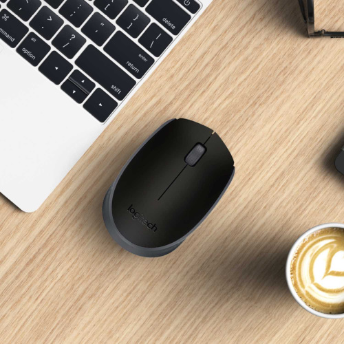 Широкий ассортимент мышь беспроводная logitech b170 black (черная, оптическая, 1000dpi, 2.4 ghz/usb-ресивер) (m/n: m-r0060 / c-u0010) (910-004798) для компьютерной техники с доставкой по всему Казахстану  | Рассрочка 0-0-24  фото 7