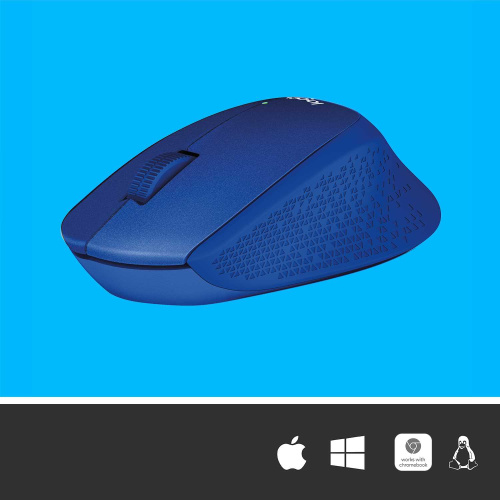 Широкий ассортимент мышь беспроводная logitech m330 silent plus blue (синяя, оптическая, 1000dpi, 2.4 ghz/usb-ресивер, бесшумная, под правую руку) (m/n: m-r0051 / c-u0010) для компьютерной техники с доставкой по всему Казахстану  | Рассрочка 0-0-24  фото 7