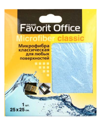 Широкий ассортимент f920020 "favorit office" микрофибра классическая 25х25 - для эффективного ухода за любыми поверхност для компьютерной техники с доставкой по всему Казахстану  | Рассрочка 0-0-24 