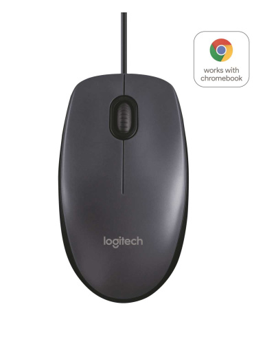 Широкий ассортимент мышь logitech b100 black (черная, оптическая 800dpi, usb, 1.8м) (арт. 910-003357, m/n: m-u0026) для компьютерной техники с доставкой по всему Казахстану  | Рассрочка 0-0-24 
