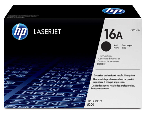 Картридж Q7516A HP 16A Black LaserJet Print Cartridge for LaserJet 5200