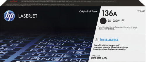 Картридж W1360A HP 136A Black Original LaserJet Toner Cartridge для HP LaserJet M211, MFP M236