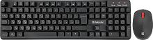 Широкий ассортимент клавиатура беспроводная + мышь defender milan c-992 черный для компьютерной техники с доставкой по всему Казахстану  | Рассрочка 0-0-24 