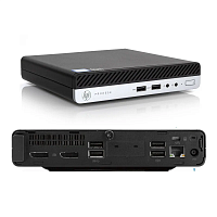 HP ProDesk 600 G4 DM | Intel(R) Core(TM) i3-8100T CPU @ 3.10GHz | 8GB |  128GB NVMe/ 500GB HDD