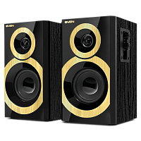 SVEN SPS-619 GOLD, чёрный, акустическая система 2.0, мощность 2х10 Вт(RMS)
