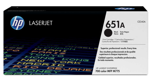 Картридж CE340A HP LaserJet 700 Color MFP 775 Black Crtg для HP Color LaserJet M775