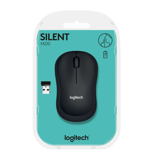 Широкий ассортимент мышь беспроводная logitech m220 silent charcoal ofl (черная, оптическая, 1000dpi, 2.4 ghz/usb-ресивер, бесшумная) (m/n: mr0085 / c-u0010) (910-004878) для компьютерной техники с доставкой по всему Казахстану  | Рассрочка 0-0-24  фото 7