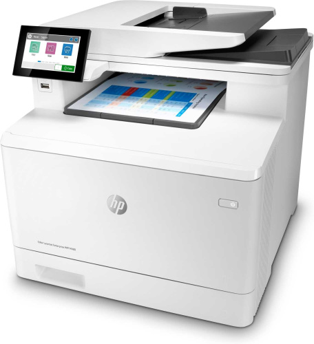 МФУ 3QA55A HP Color LaserJet Enterprise MFP M480f Printer/Scanner/Copier/Fax, A4, 600x600 dpi, 27(27)ppm, 2Gb, 800 Mhz, 2trays 50+250,ADF50, Duplex, USB/GigEth, Duty cycle - 55 000 фото 5